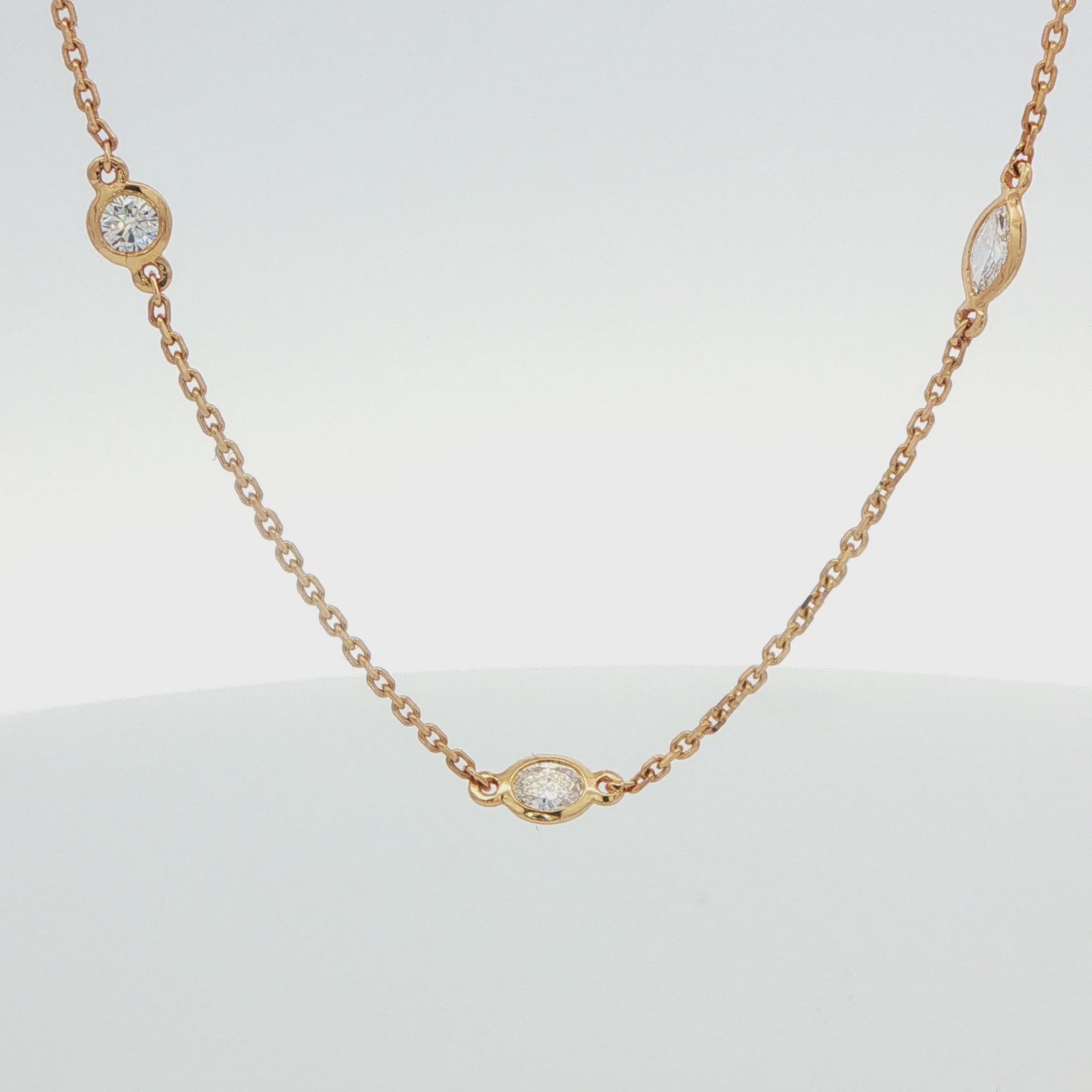 1 TCW Lab-Grown Diamond Necklace
