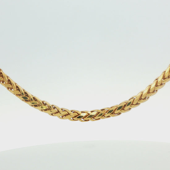 14K Yellow Gold Franco Chain