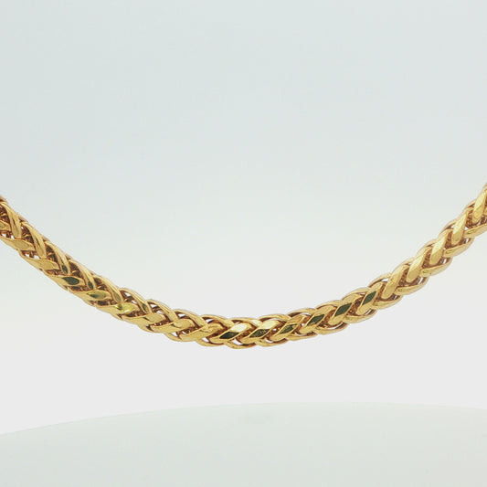 14K Yellow Gold Franco Chain