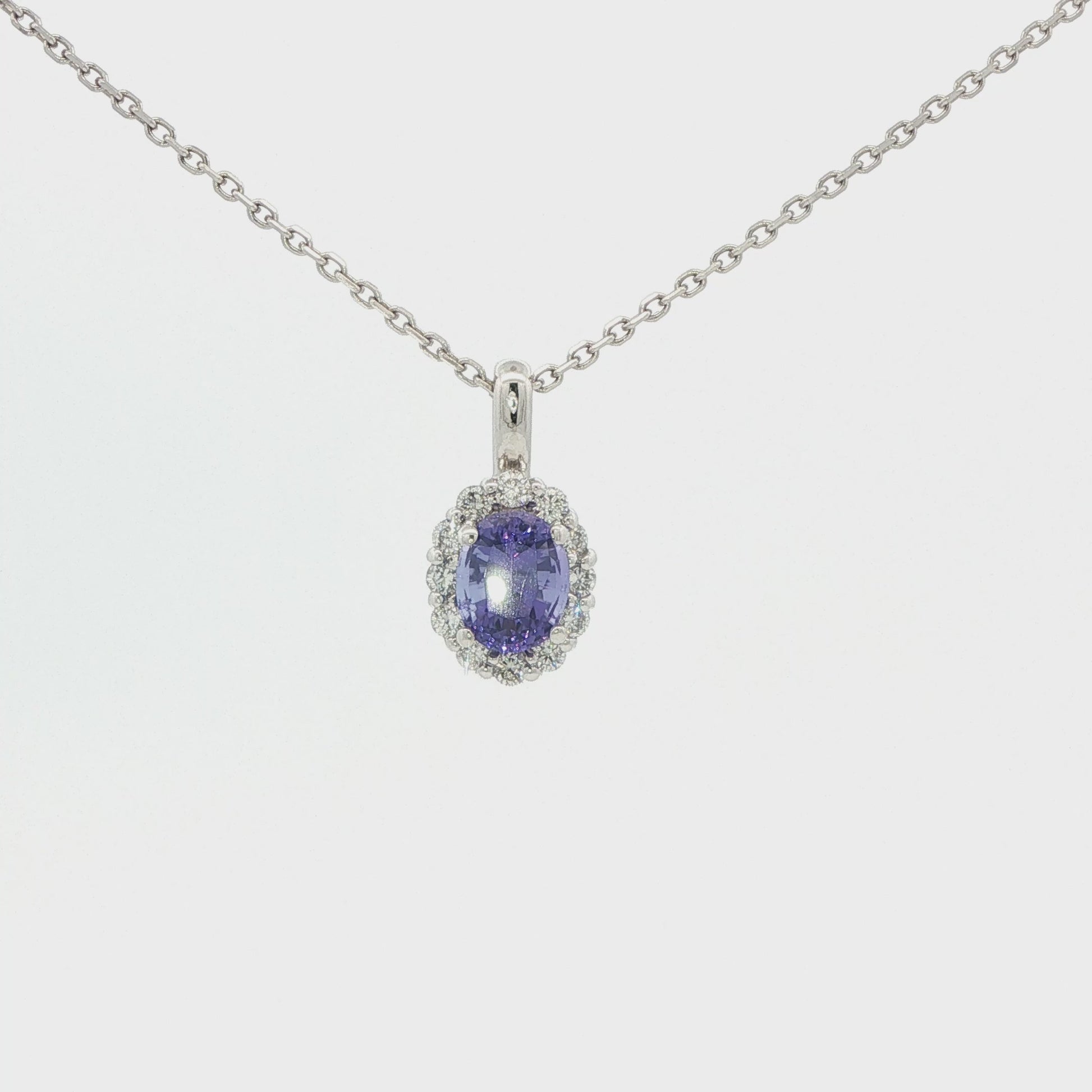 TANZANITE BALLERINA PENDANT 