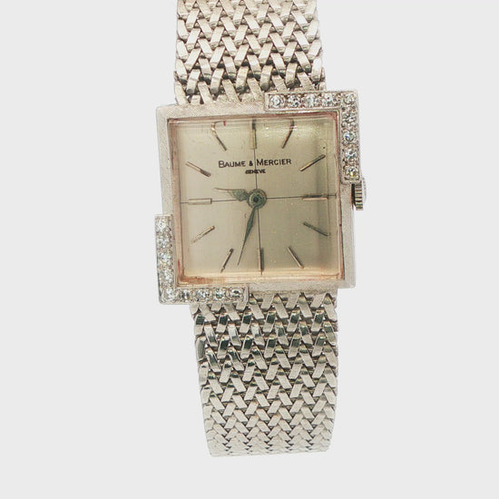 Estate Baume & Mercier Vintage Square Watch
