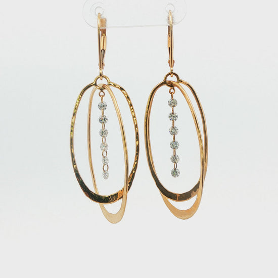 Diamond Dangle Earrings