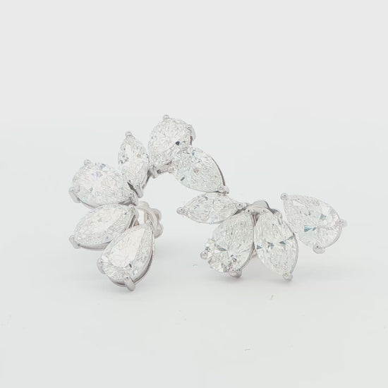 Diamond Climber Earrings