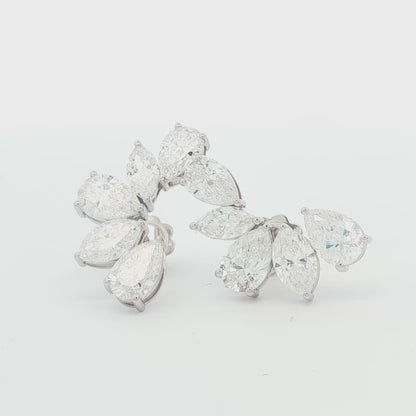 Diamond Climber Earrings
