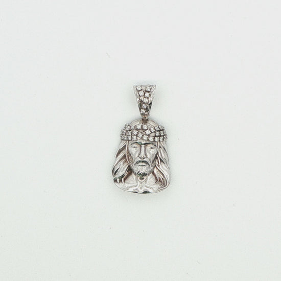 Diamond Jesus Pendant