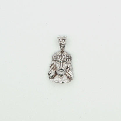 Diamond Jesus Pendant
