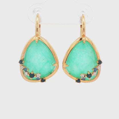 Amazonite Double Drop Earrings