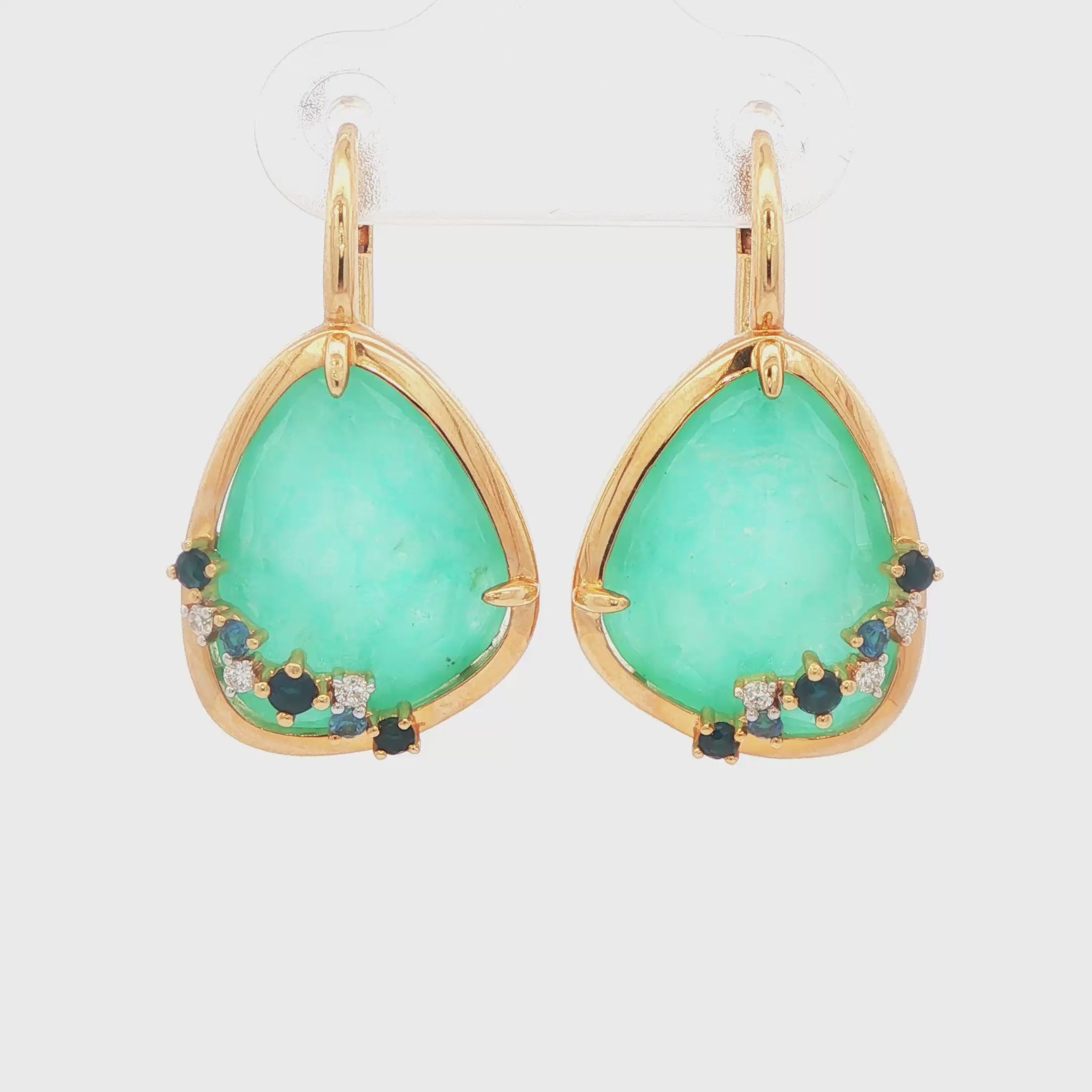 Amazonite Double Drop Earrings
