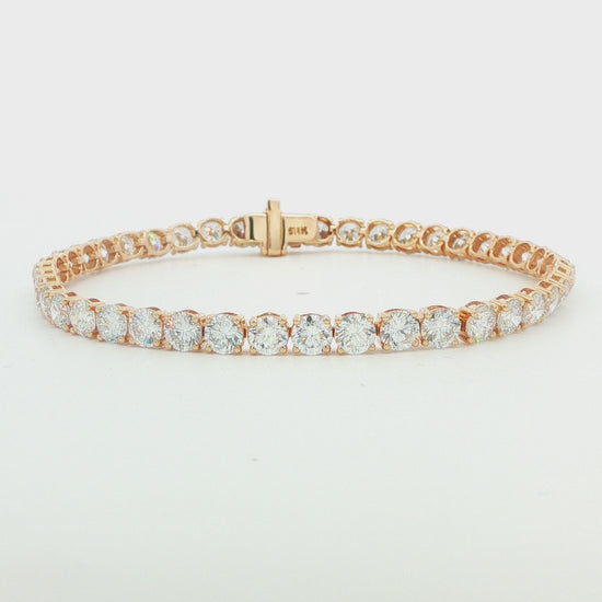 Classic Lab-Diamond Tennis Bracelet 