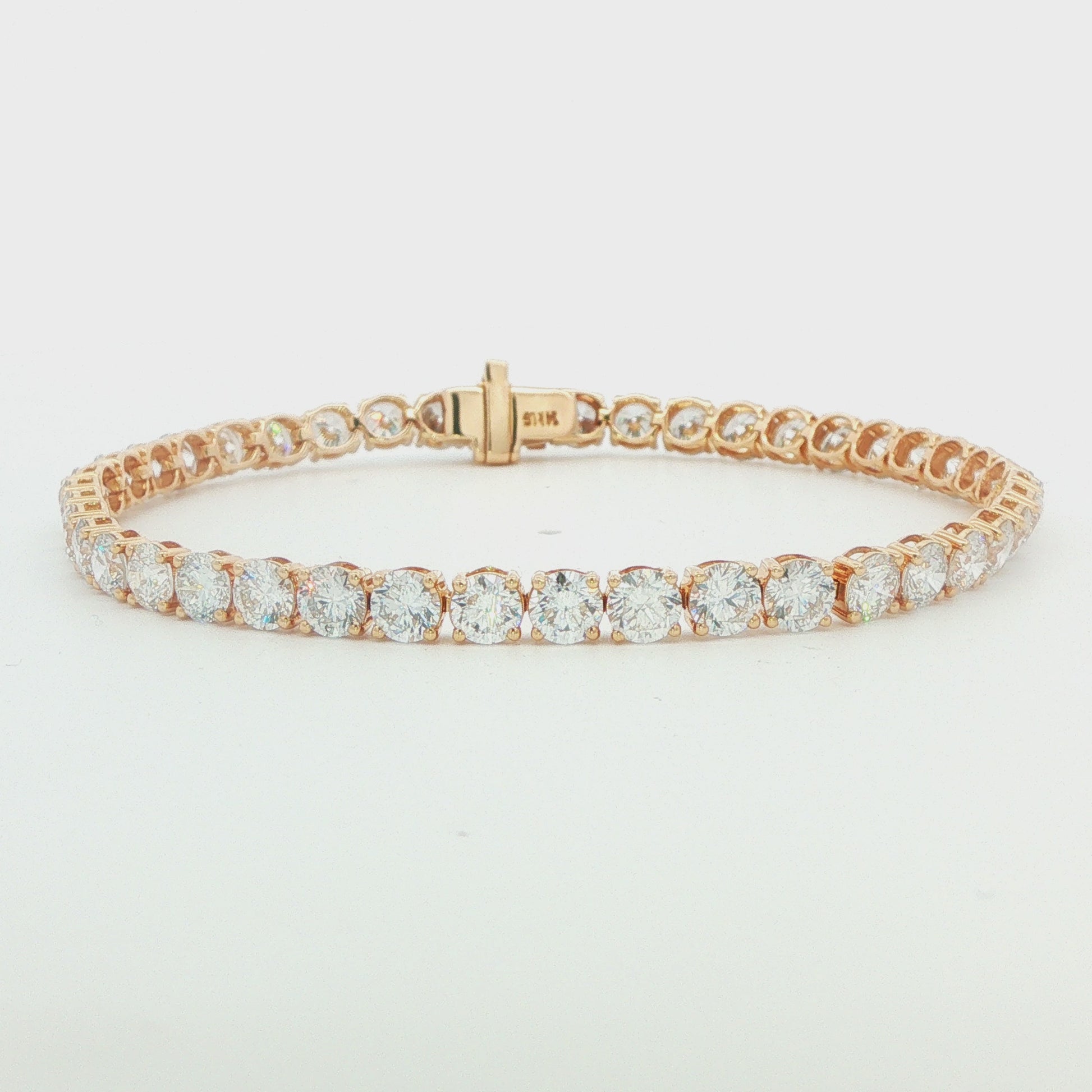 Classic Lab-Diamond Tennis Bracelet 