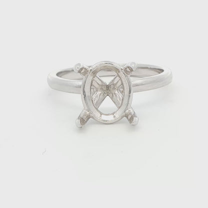 Solitaire Engagement Ring Mounting