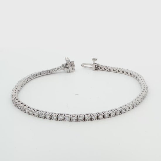 Lab-Grown Diamond Tennis Bracelet