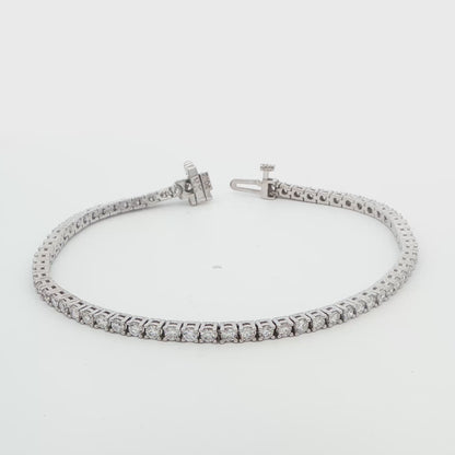 Lab-Grown Diamond Tennis Bracelet