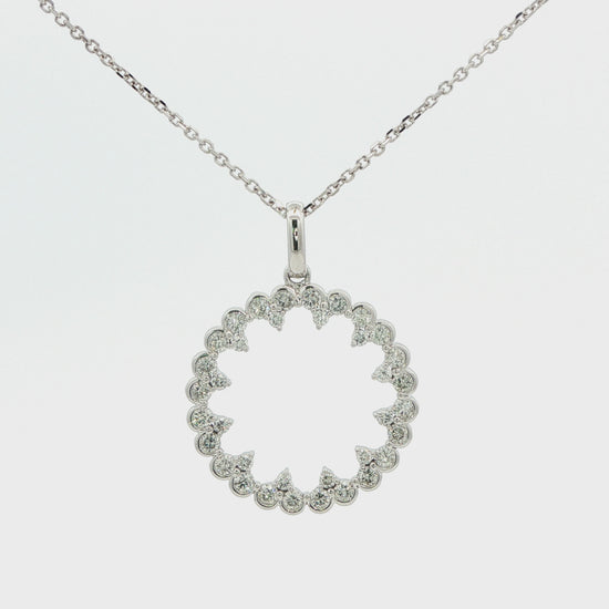 Diamond Circle Pendant