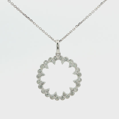Diamond Circle Pendant