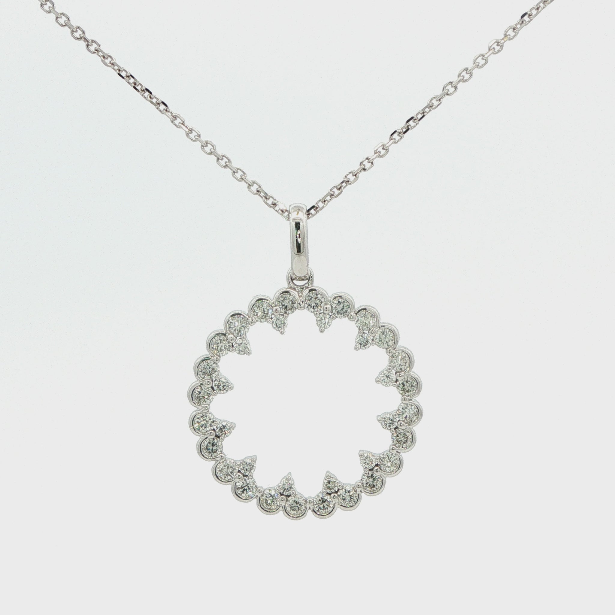 Diamond Circle Pendant