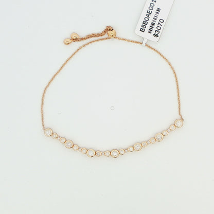 14K Yellow Gold Diamond Bracelet