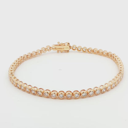 Lab-Grown Diamond Tennis Bracelet