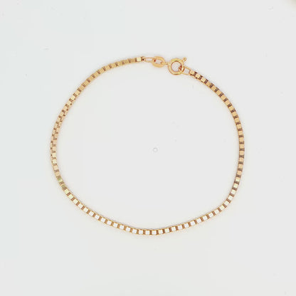 Classic Box Link Bracelet