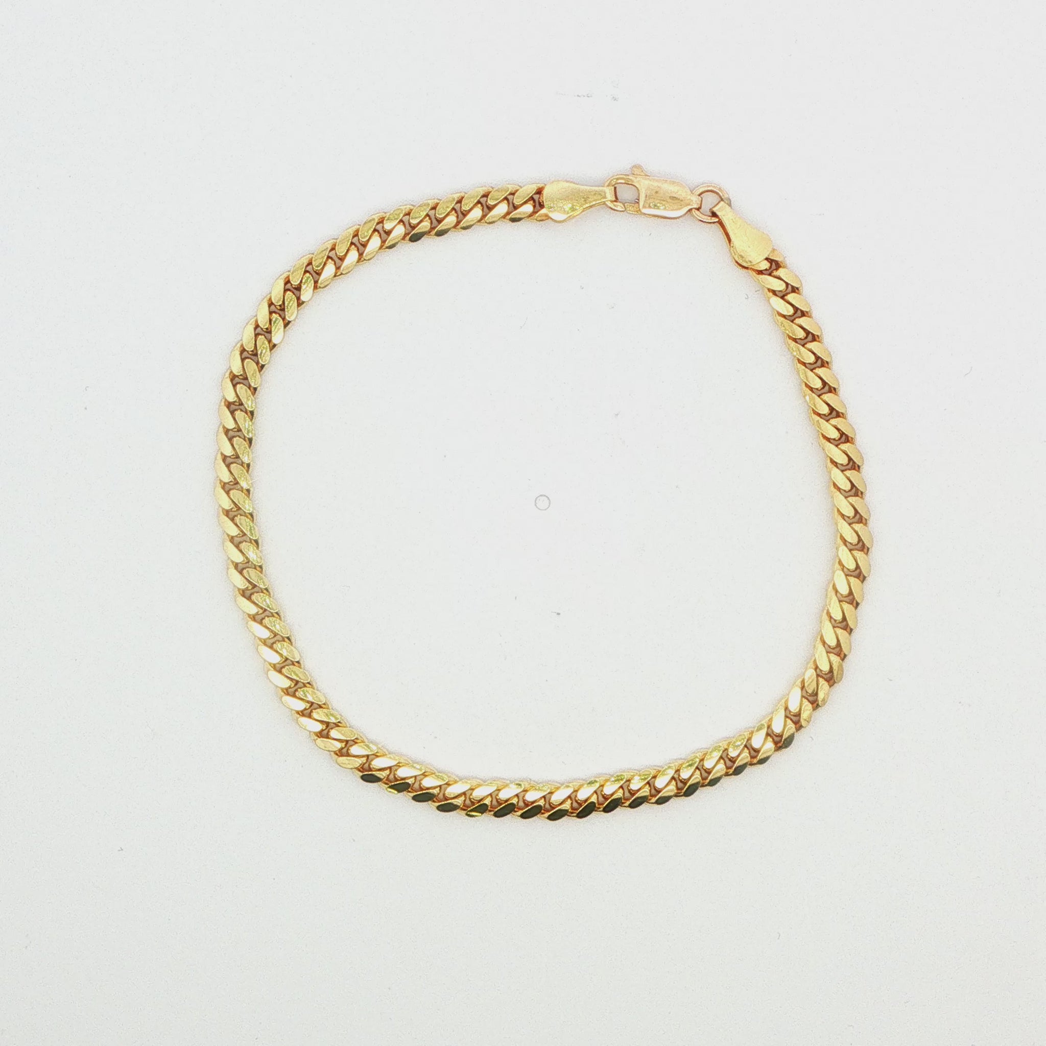 14K YG MIAMI CUBAN 8\" 9.8G
