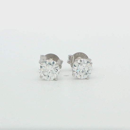 1.0 CTW Lab-Grown Diamond Stud Earrings