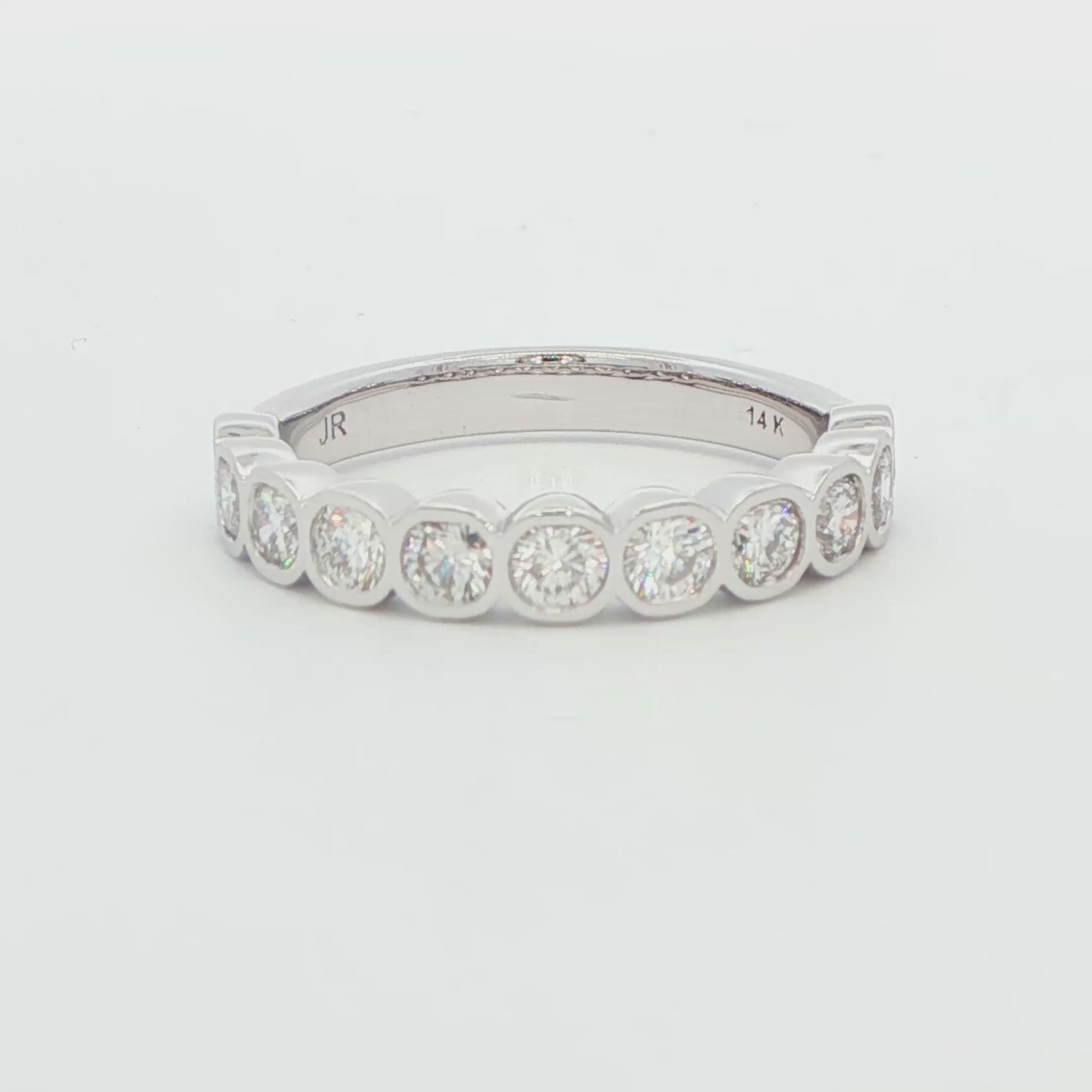 Lab-Grown Diamond Bubble Band Ring