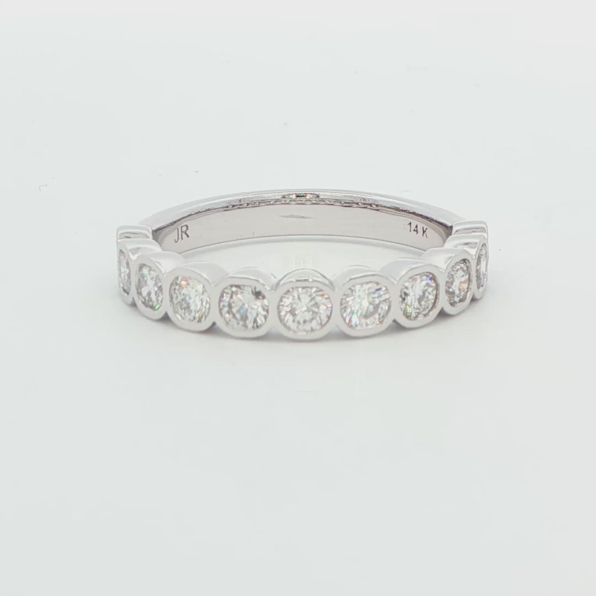 Lab-Grown Diamond Bubble Band Ring