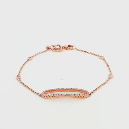 Diamond Oval Fashion Bracelet