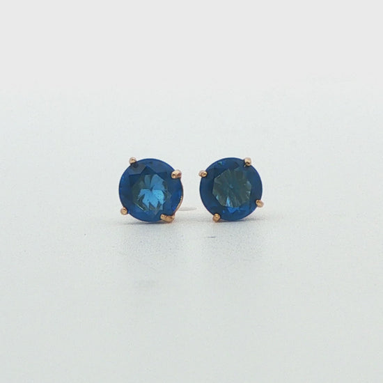 Blue Stud Earrings