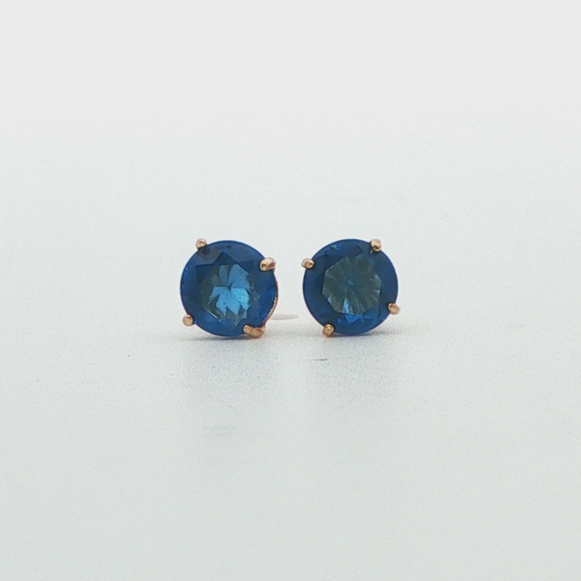 Blue Stud Earrings