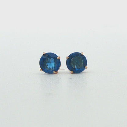 Blue Stud Earrings