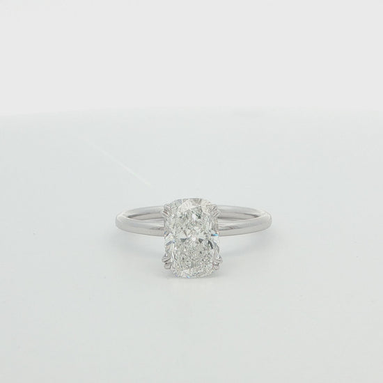 14K White Gold Lab Grown Diamond Engagement Ring