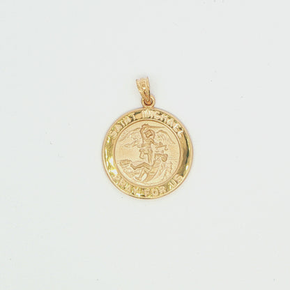 St. Michael Round Pendant