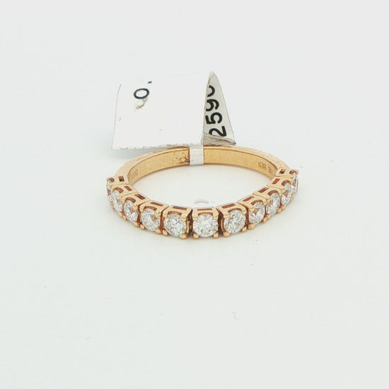 14K Yellow Gold Flexible Diamond Band