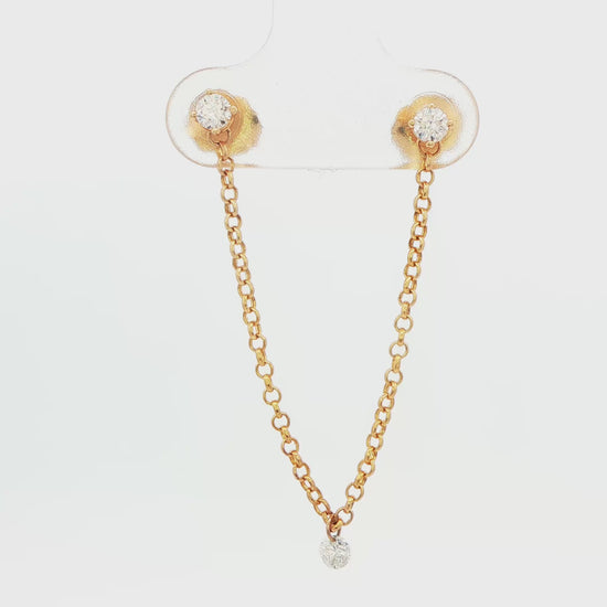 14K YG DD DBLE HLE 0.24 DIA CH 1\ 2 PR