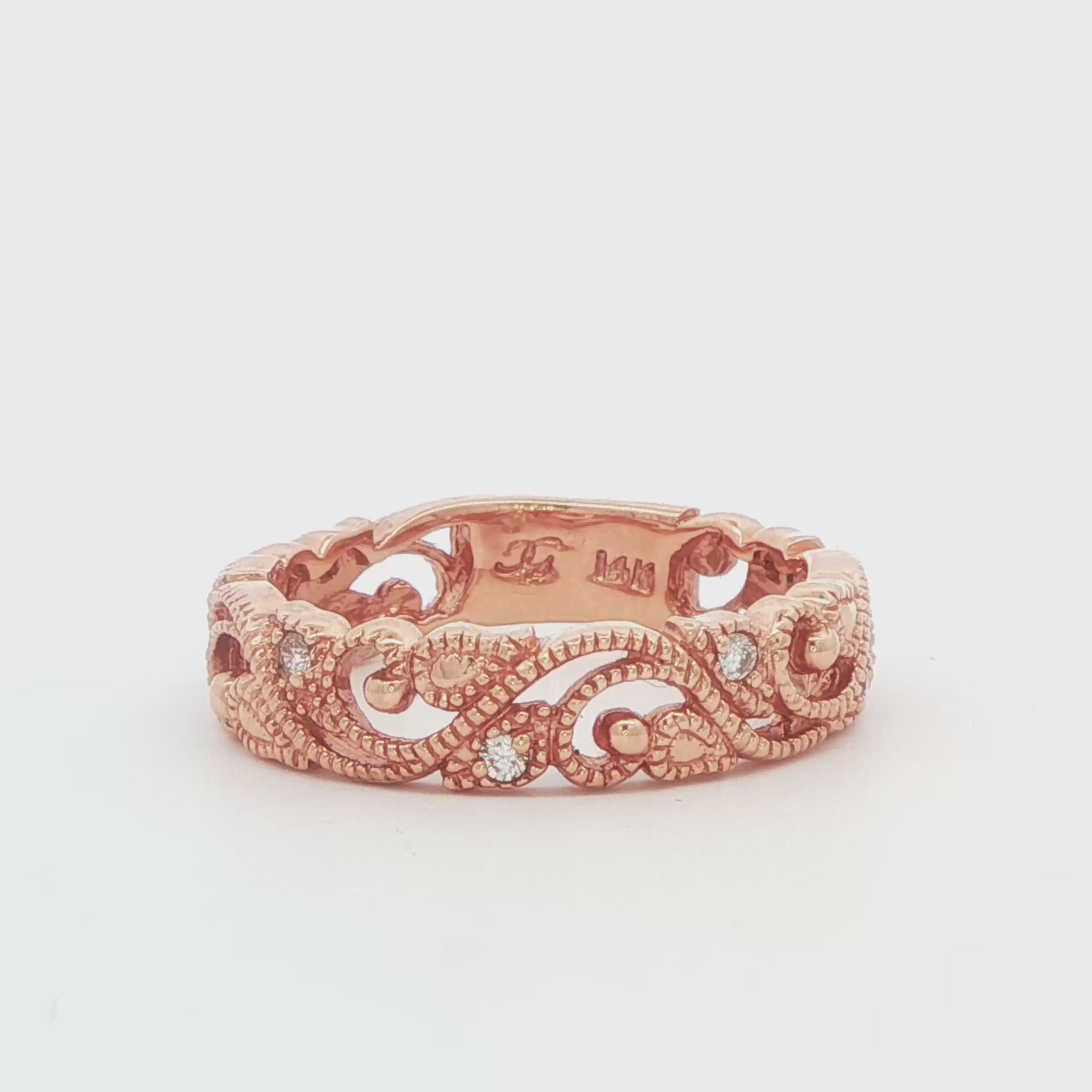 Diamond Floral Fashion Ring