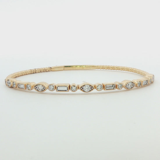 Alternating Shape Diamond Bracelet