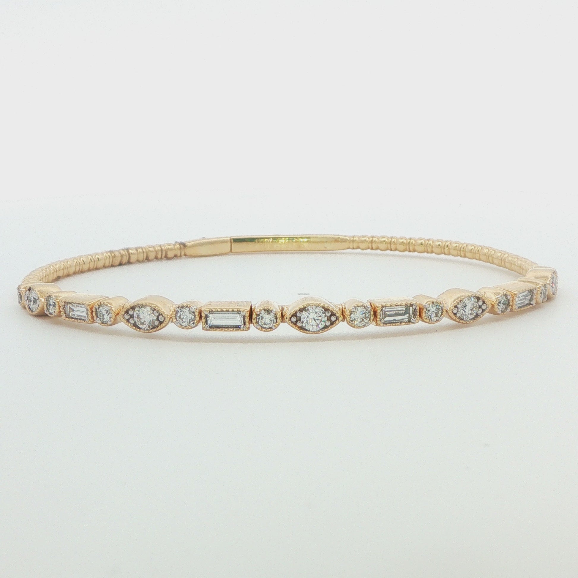 Alternating Shape Diamond Bracelet