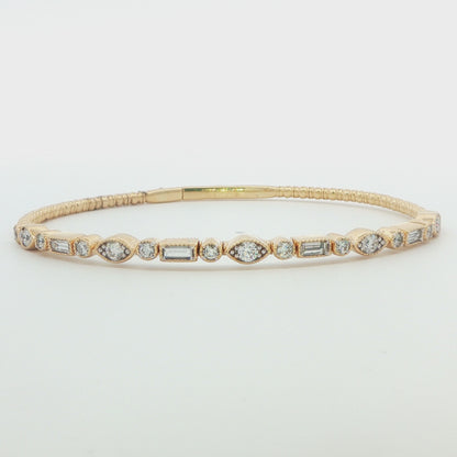 Alternating Shape Diamond Bracelet