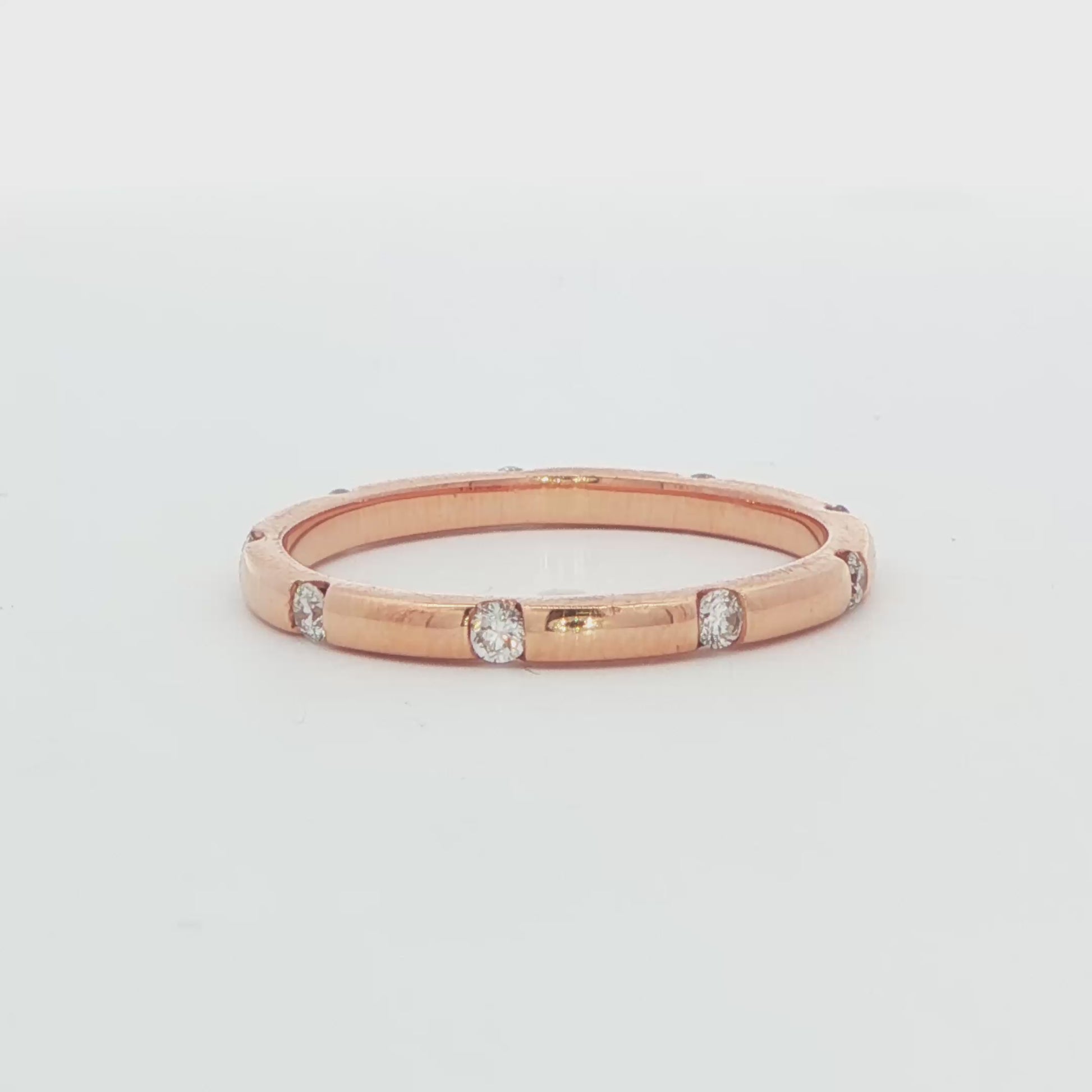 14K  YG DIA ETERNITY BAND 0.25TCW
