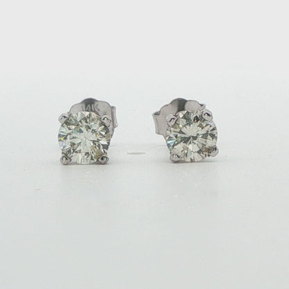 Diamond Stud Earrings
