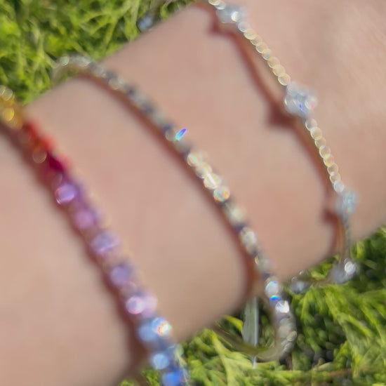 Two-Tone 14K Diamond Trillium Bracelet