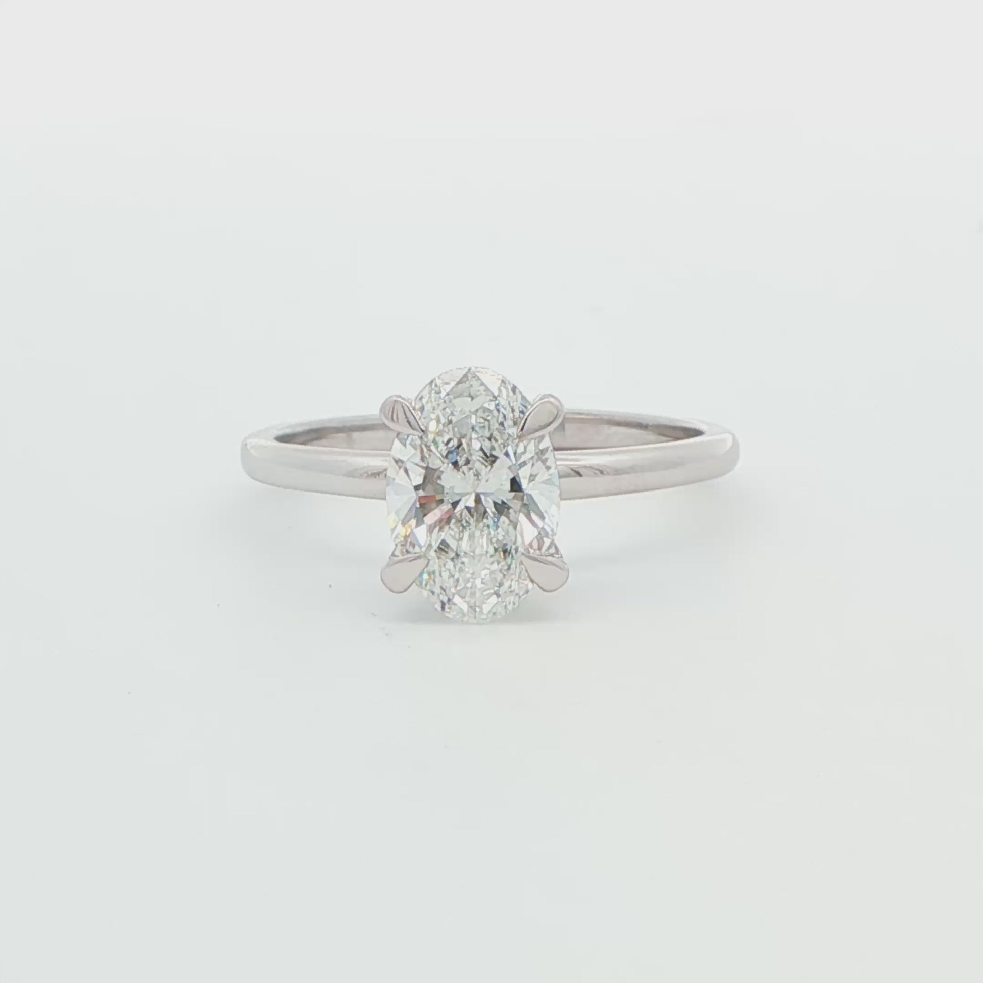 Oval Solitaire Engagement Ring