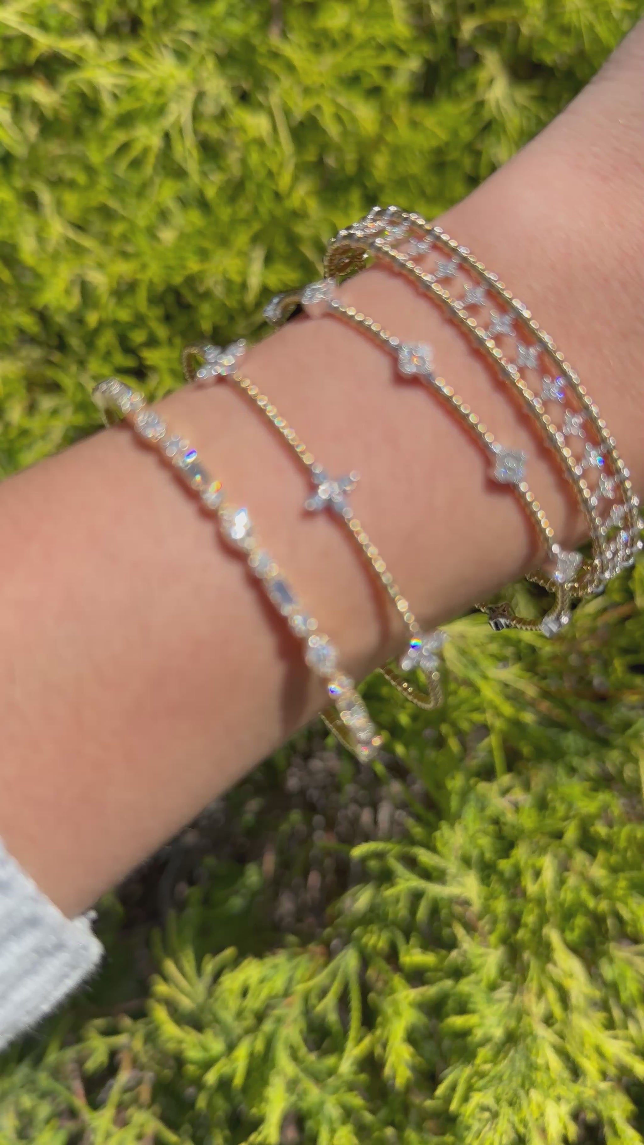 Alternating Shape Diamond Bracelet