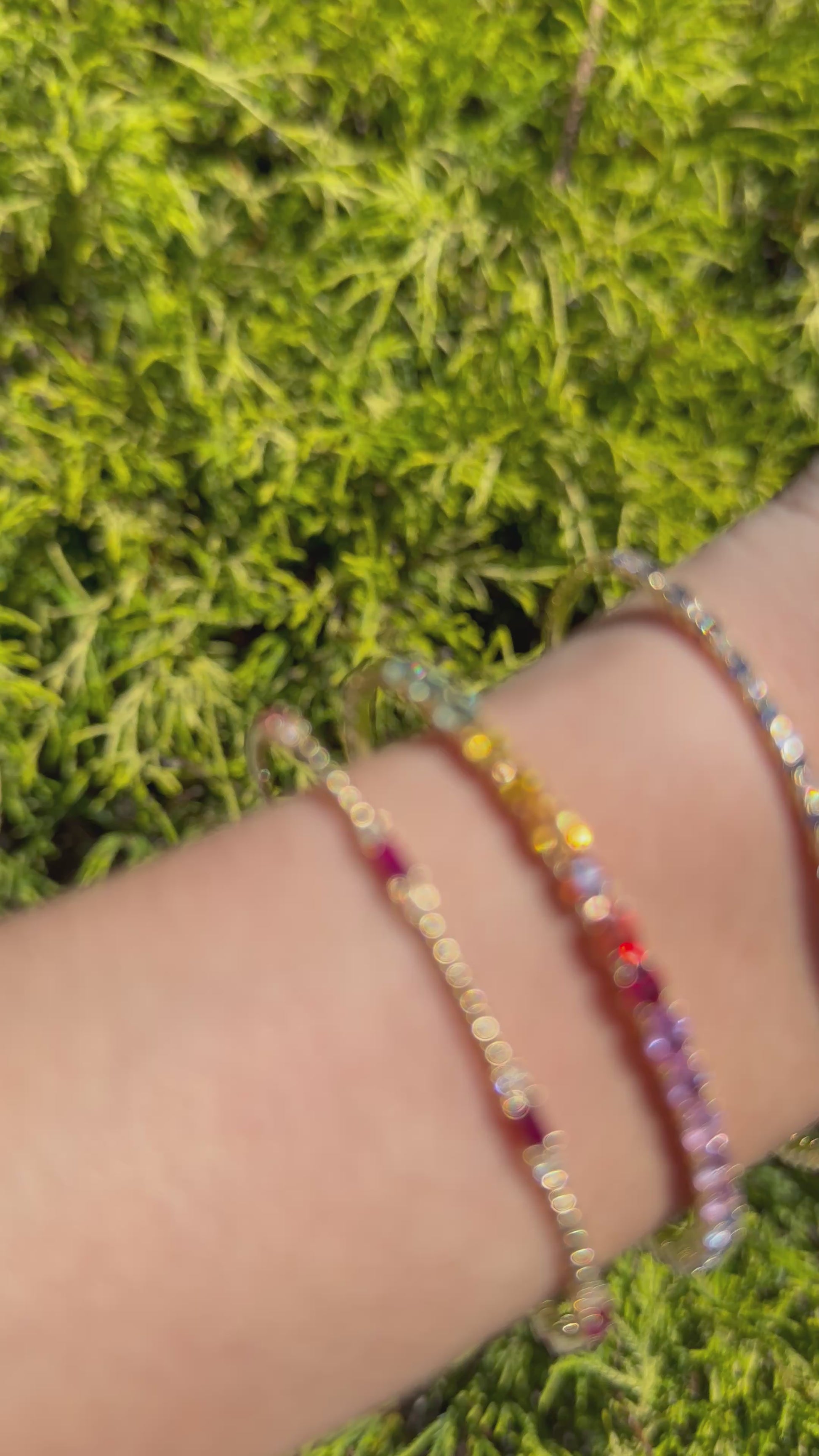 14K Yellow Gold Sapphire and Diamond Bracelet