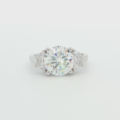 Lab Grown Diamond 14K White Gold Ring