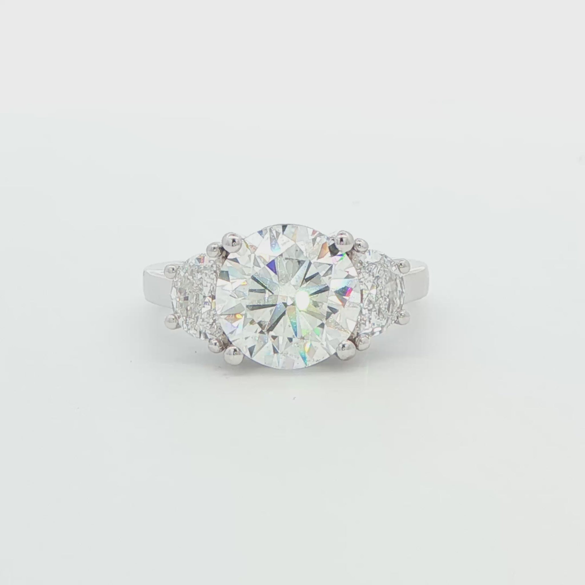 Lab Grown Diamond 14K White Gold Ring