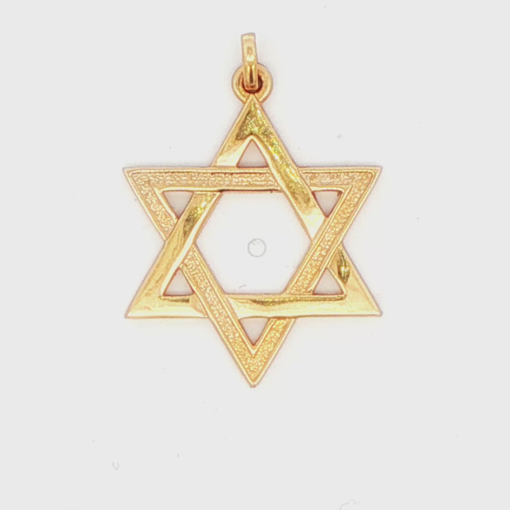 14K YG STAR OF DAVID PEND 2.8G