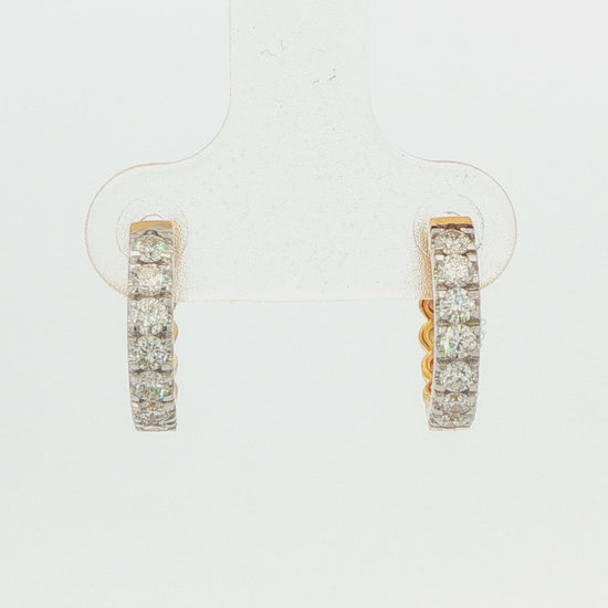 Lab-Grown Diamond Huggie Earrings