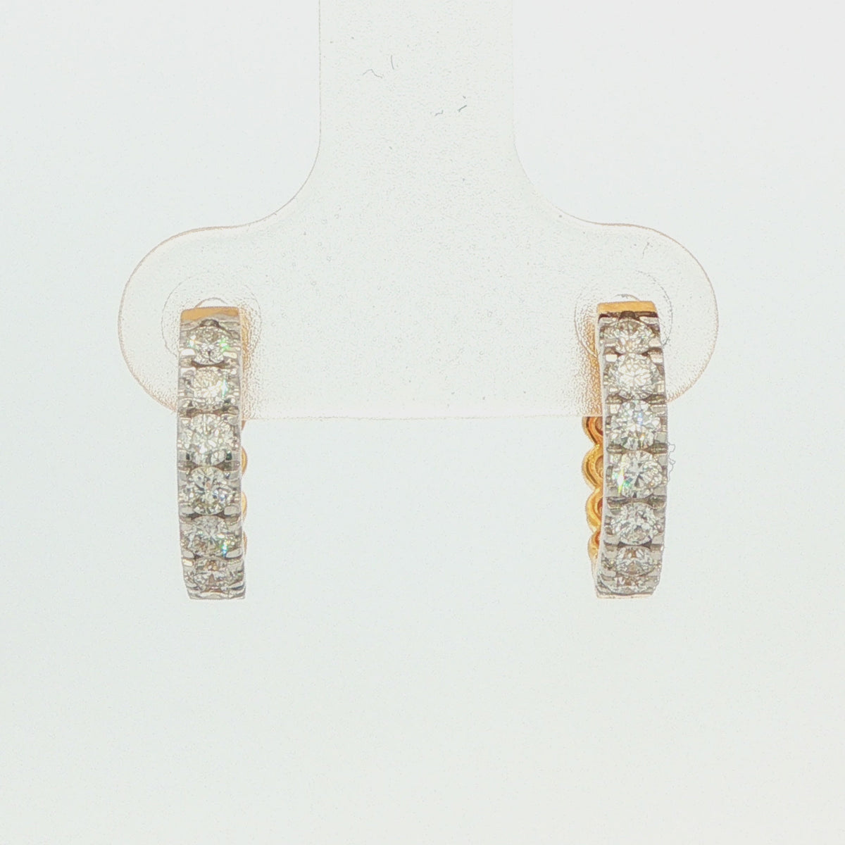 Lab-Grown Diamond Huggie Earrings
